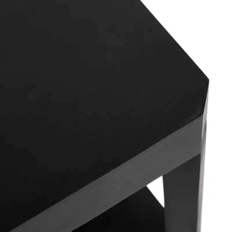 Table basse rectangulaire, 36x20x18, Noire