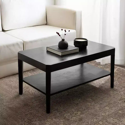 Table basse rectangulaire, 36x20x18, Noire