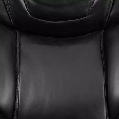 Chaise de bureau ergonomique pivotante en LeatherSoft, série HERCULES, grande taille, capacité de 225 kg