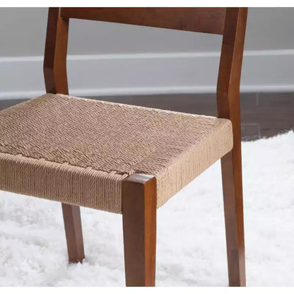 Chaise d'appoint marron, assemblage adulte requis