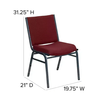 Chaise empilable d'accueil et d'invité robuste