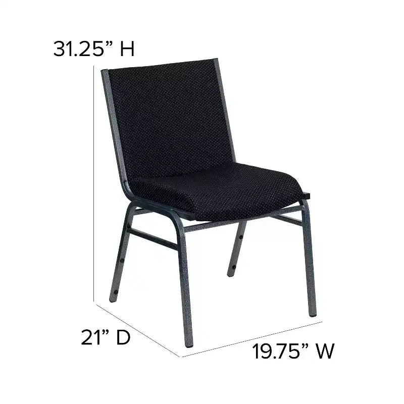 Chaise empilable d'accueil et d'invité robuste