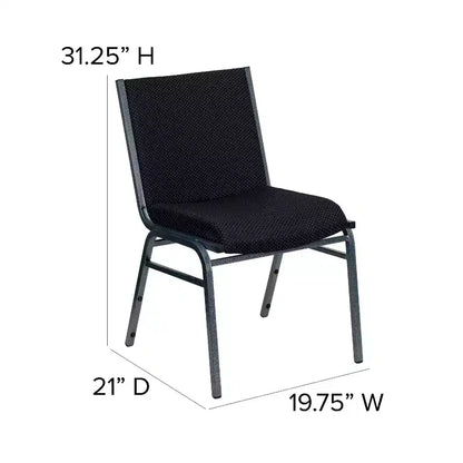 Chaise empilable d'accueil et d'invité robuste