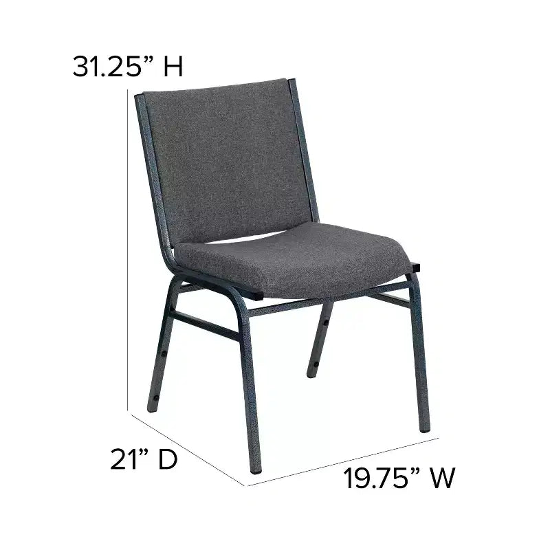 Chaise empilable d'accueil et d'invité robuste
