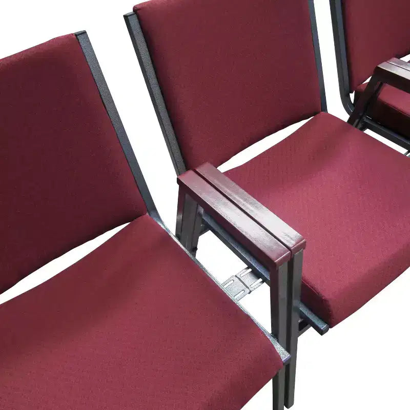Chaise empilable d'accueil et d'invité robuste