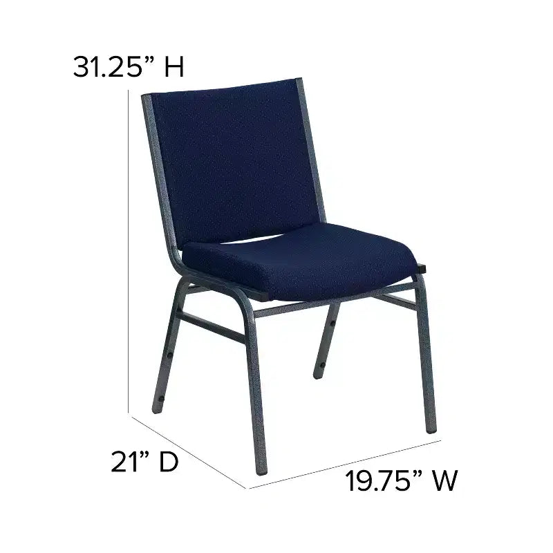 Chaise empilable d'accueil et d'invité robuste