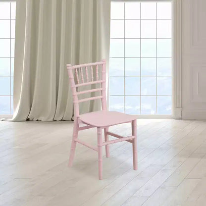 Chaise Chiavari en résine pour enfants, toutes occasions, pour la maison et la location