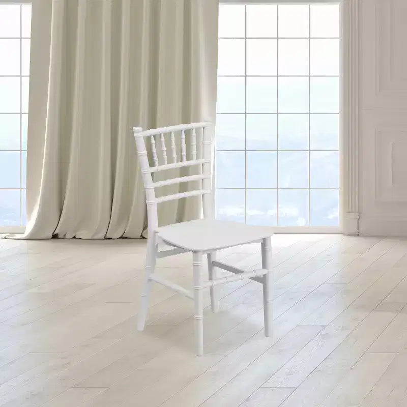 Chaise Chiavari en résine pour enfants, toutes occasions, pour la maison et la location