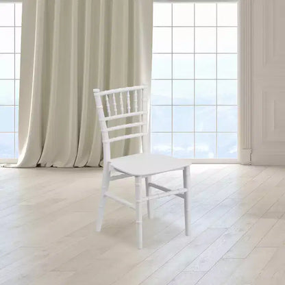 Chaise Chiavari en résine pour enfants, toutes occasions, pour la maison et la location