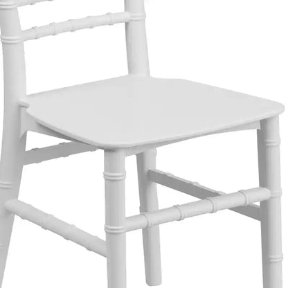 Chaise Chiavari en résine pour enfants, toutes occasions, pour la maison et la location