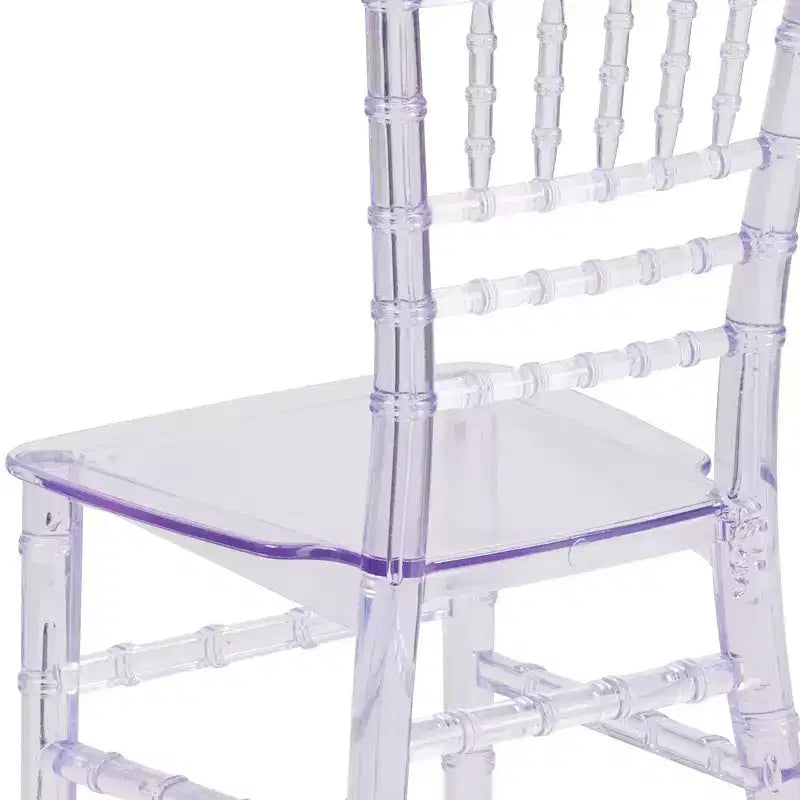 Chaise Chiavari en résine pour enfants, toutes occasions, pour la maison et la location