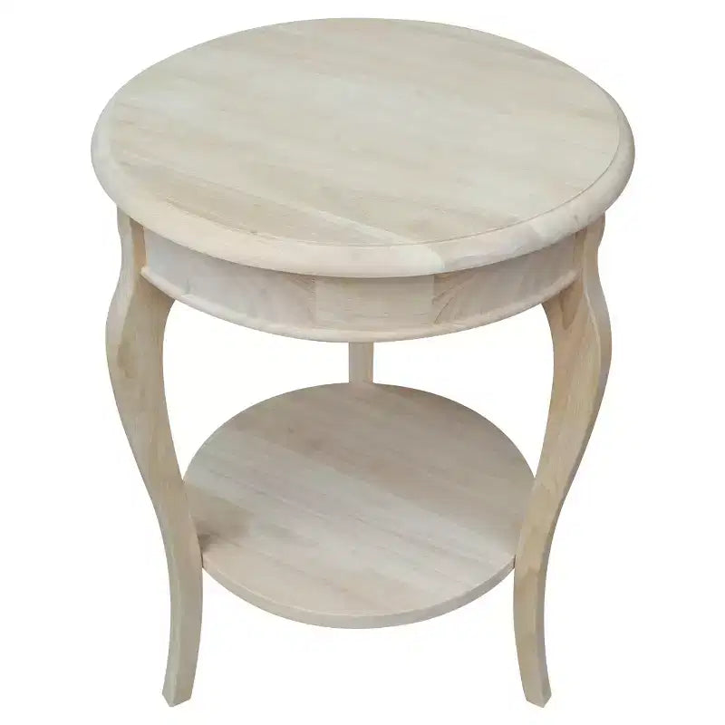 Table d'appoint en bois massif, finition peinte noire, 45,7x45,7x61 cm, assemblage par un adulte requis