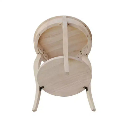Table d'appoint en bois massif, finition peinte noire, 45,7x45,7x61 cm, assemblage par un adulte requis