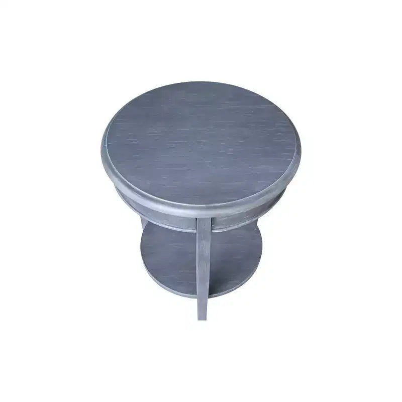 Table d'appoint en bois massif, finition peinte noire, 45,7x45,7x61 cm, assemblage par un adulte requis