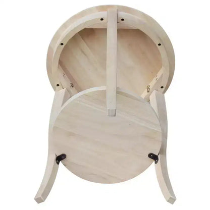 Table d'appoint en bois massif, finition peinte noire, 45,7x45,7x61 cm, assemblage par un adulte requis