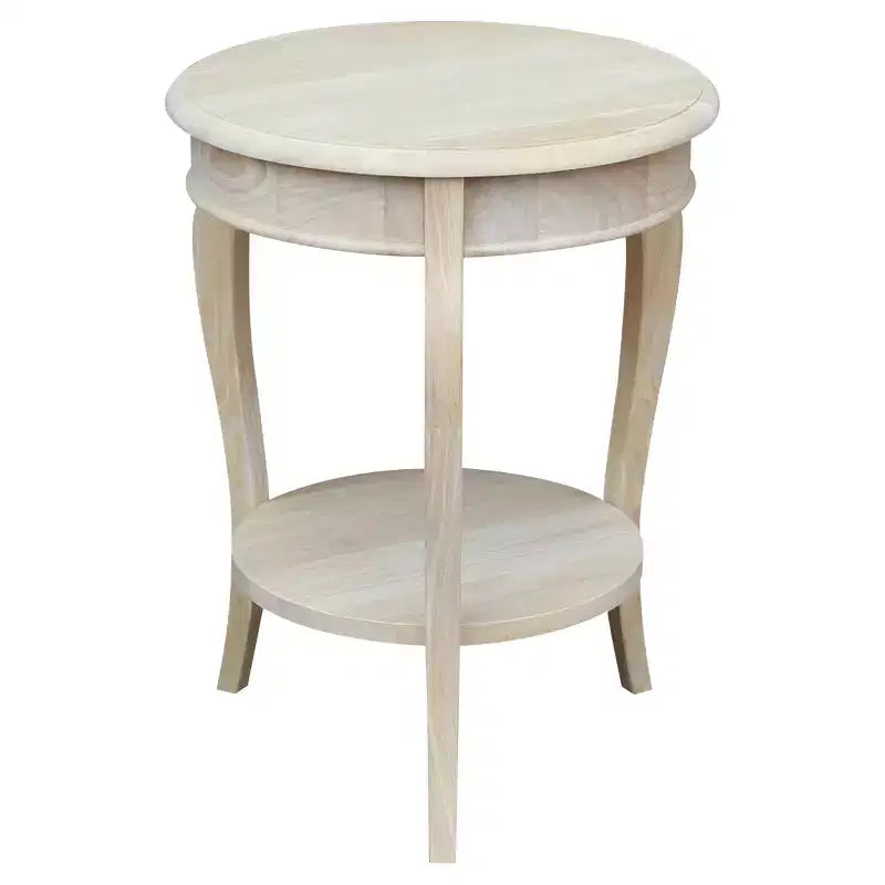 Table d'appoint en bois massif, finition peinte noire, 45,7x45,7x61 cm, assemblage par un adulte requis
