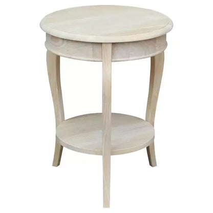 Table d'appoint en bois massif, finition peinte noire, 45,7x45,7x61 cm, assemblage par un adulte requis