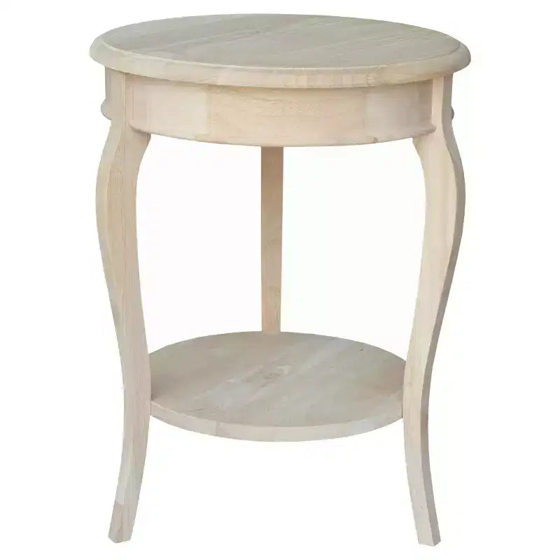 Table d'appoint en bois massif, finition peinte noire, 45,7x45,7x61 cm, assemblage par un adulte requis