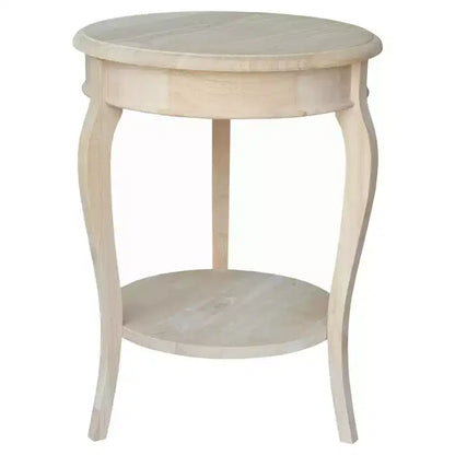 Table d'appoint en bois massif, finition peinte noire, 45,7x45,7x61 cm, assemblage par un adulte requis
