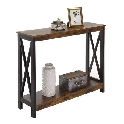 Console avec étagère, design moderne, assemblage par un adulte requis