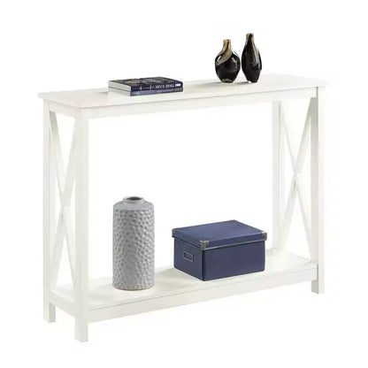 Console avec étagère, design moderne, assemblage par un adulte requis