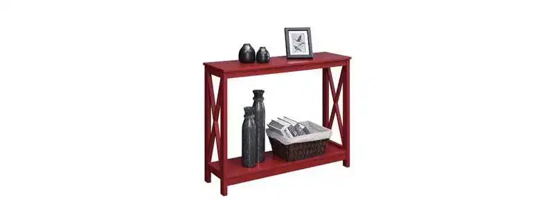 Console avec étagère, design moderne, assemblage par un adulte requis