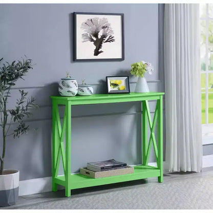 Console avec étagère, design moderne, assemblage par un adulte requis
