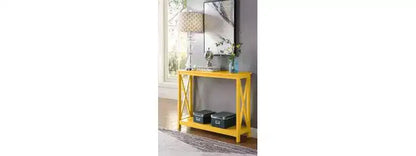 Console avec étagère, design moderne, assemblage par un adulte requis
