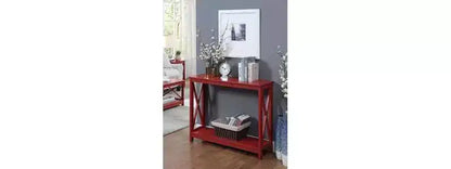 Console avec étagère, design moderne, assemblage par un adulte requis