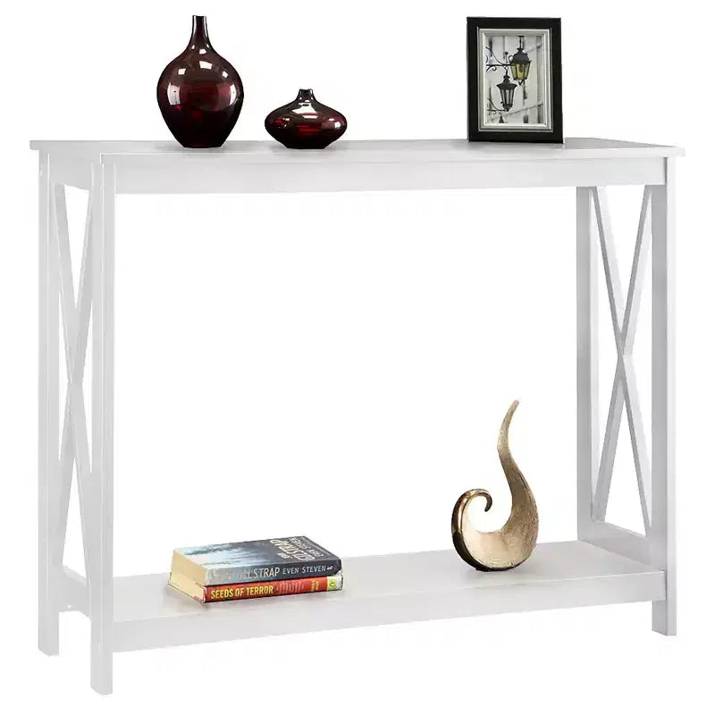 Console avec étagère, design moderne, assemblage par un adulte requis