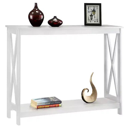 Console avec étagère, design moderne, assemblage par un adulte requis