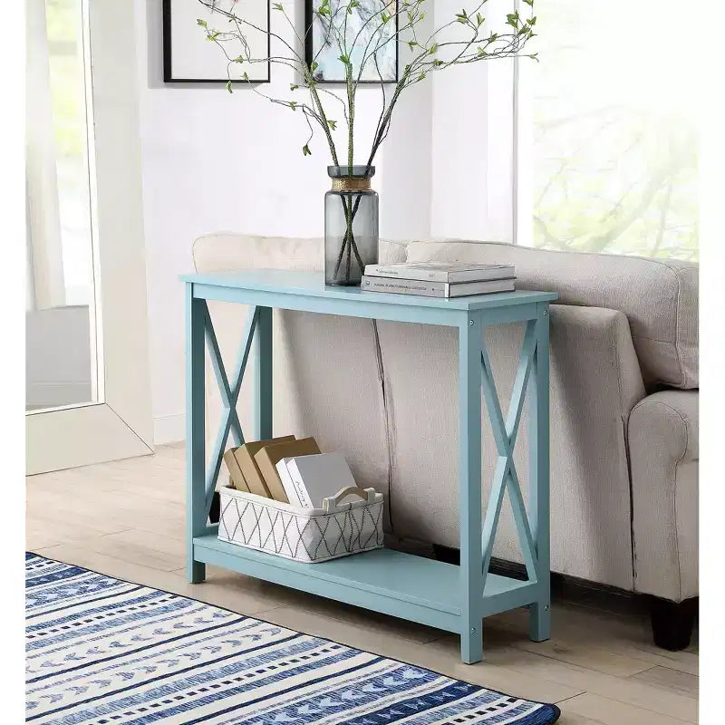Console avec étagère, design moderne, assemblage par un adulte requis