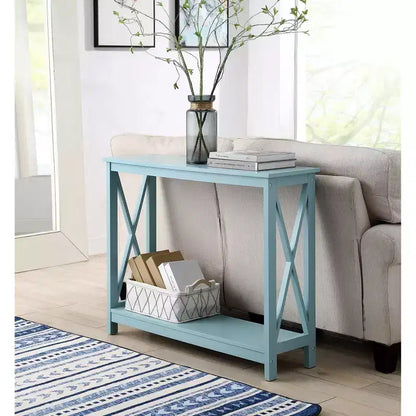 Console avec étagère, design moderne, assemblage par un adulte requis