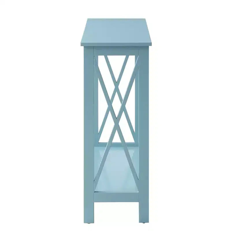 Console avec étagère, design moderne, assemblage par un adulte requis