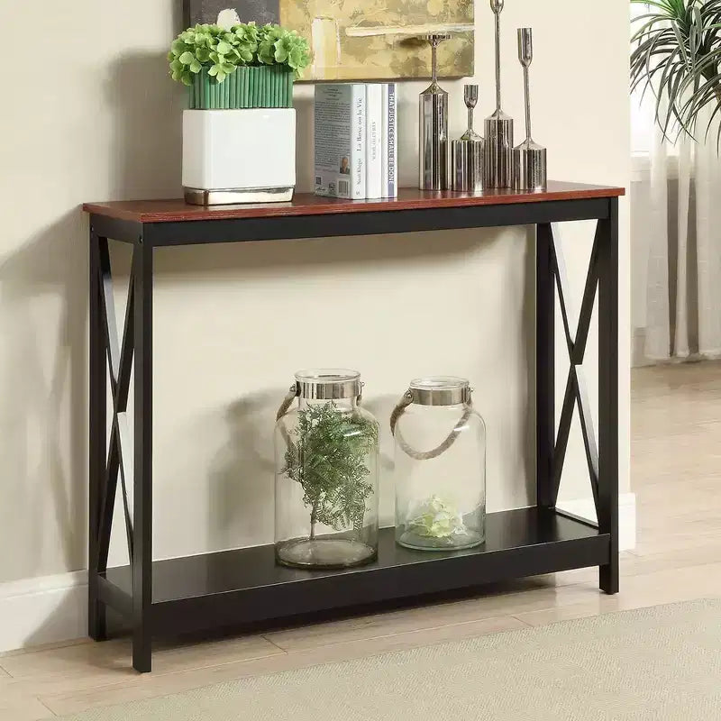 Console avec étagère, design moderne, assemblage par un adulte requis