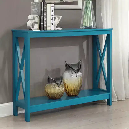 Console avec étagère, design moderne, assemblage par un adulte requis