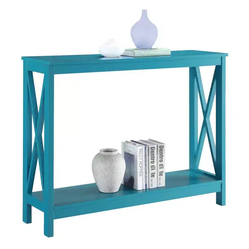Console avec étagère, design moderne, assemblage par un adulte requis