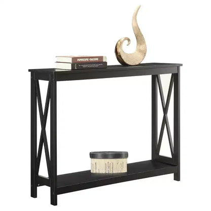 Console avec étagère, design moderne, assemblage par un adulte requis