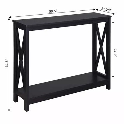 Console avec étagère, design moderne, assemblage par un adulte requis