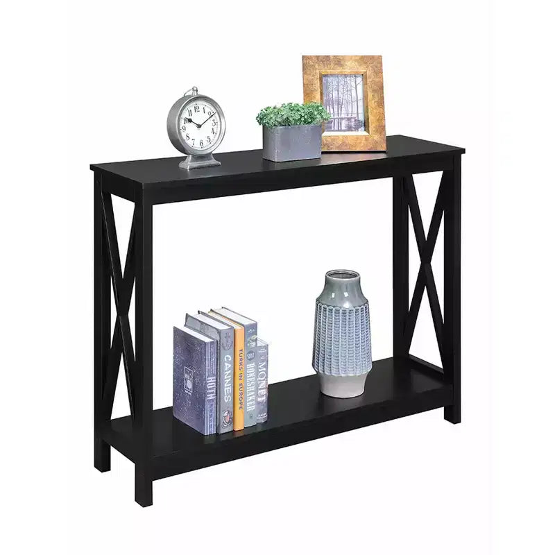 Console avec étagère, design moderne, assemblage par un adulte requis