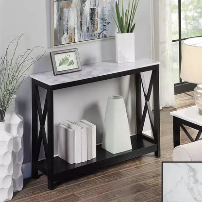 Console avec étagère, design moderne, assemblage par un adulte requis