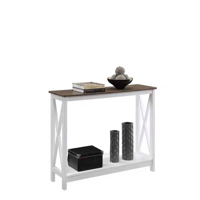 Console avec étagère, design moderne, assemblage par un adulte requis
