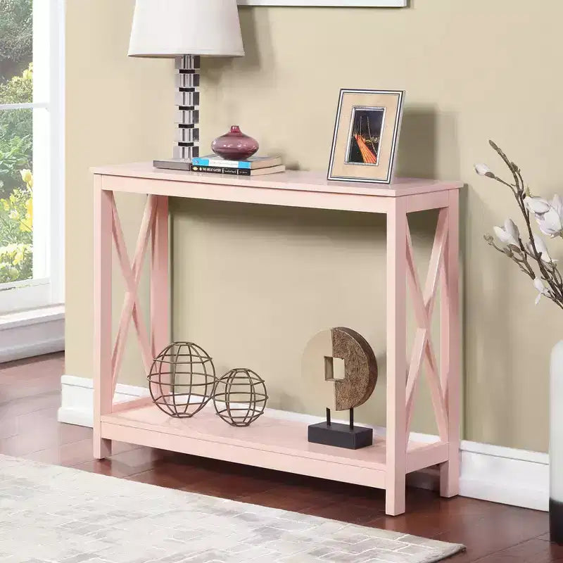Console avec étagère, design moderne, assemblage par un adulte requis