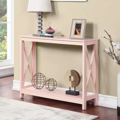 Console avec étagère, design moderne, assemblage par un adulte requis