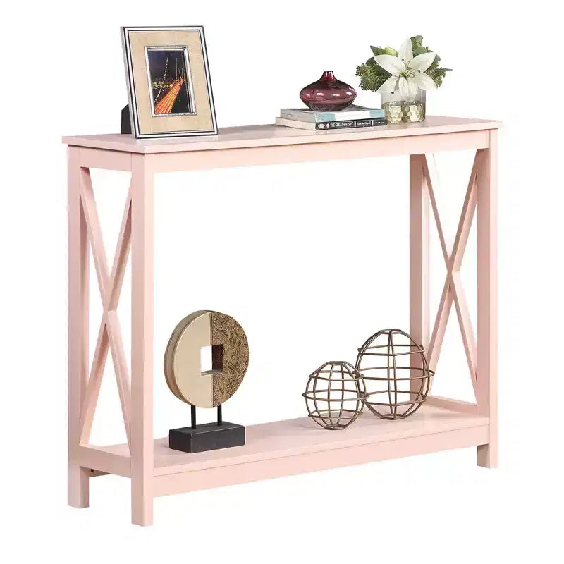 Console avec étagère, design moderne, assemblage par un adulte requis