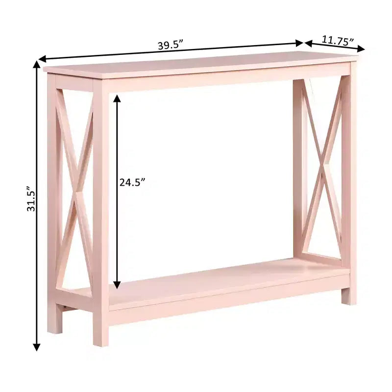 Console avec étagère, design moderne, assemblage par un adulte requis