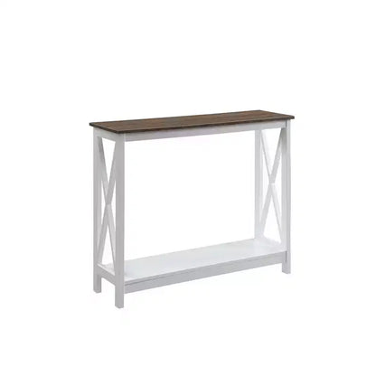 Console avec étagère, design moderne, assemblage par un adulte requis