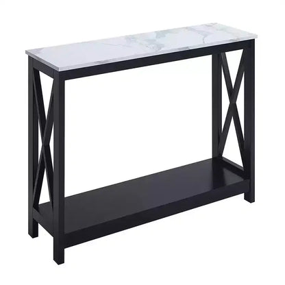 Console avec étagère, design moderne, assemblage par un adulte requis