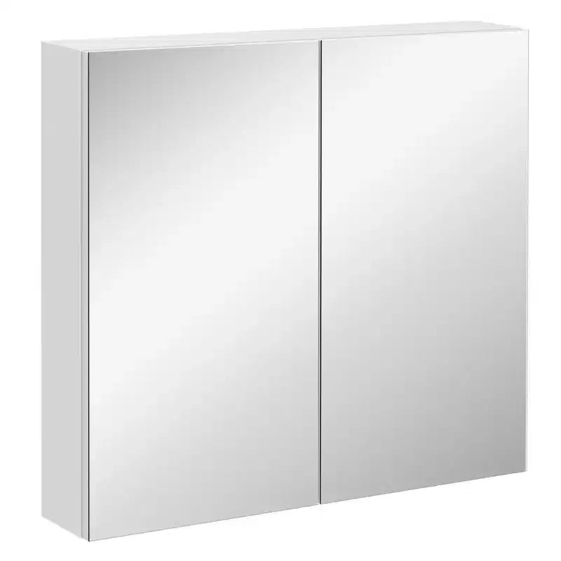 Armoire de toilette avec miroir, cadre en acier 24x22, rangement mural à double porte